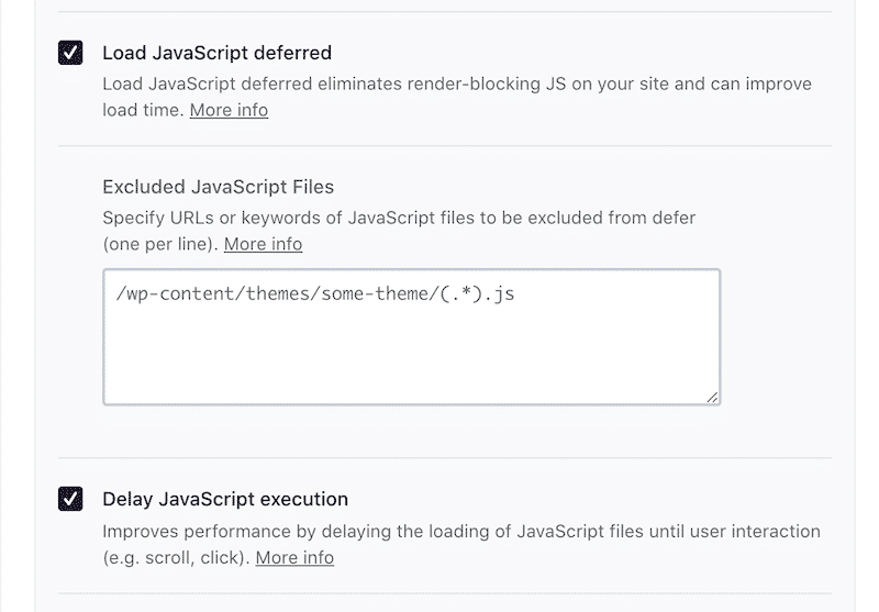 Defer and delay JS - WP Rocket