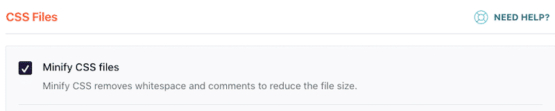 Minify CSS files - WP Rocket