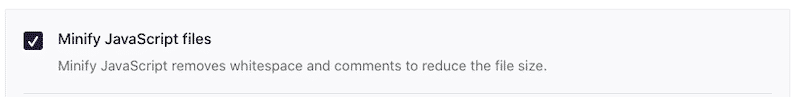 Minify JS files - WP Rocket
