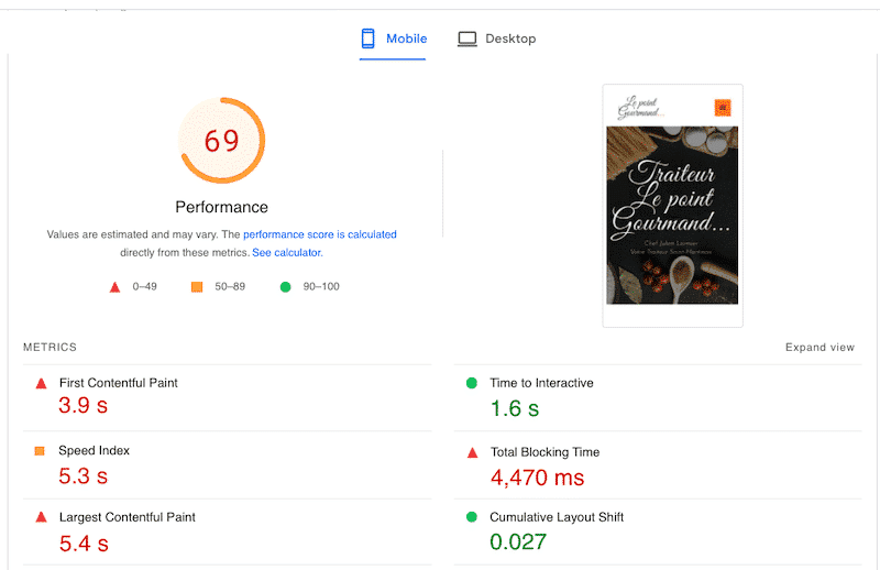 Overall performance - no optimization
