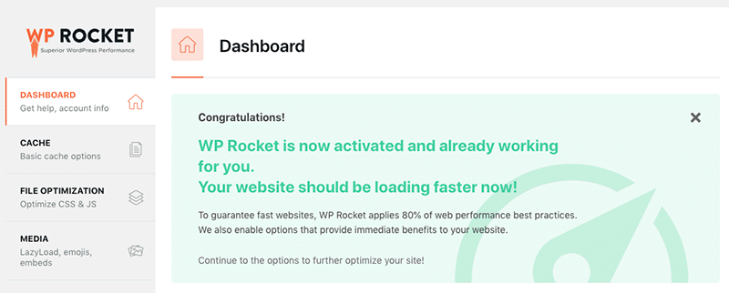 gzip wp rocket is working